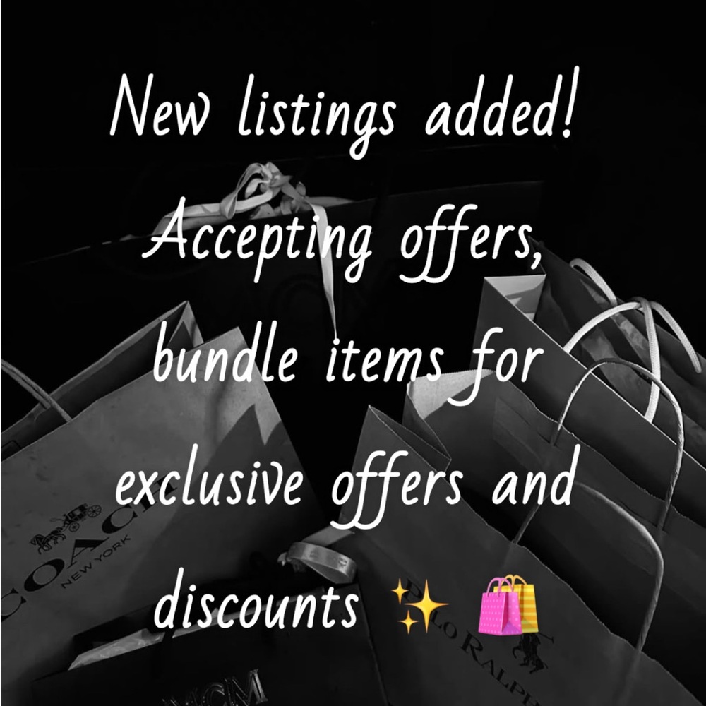 ACCEPTING OFFERS, BUNDLE MULTIPLE ITEMS FOR DISCOUNTS🛍️🤩